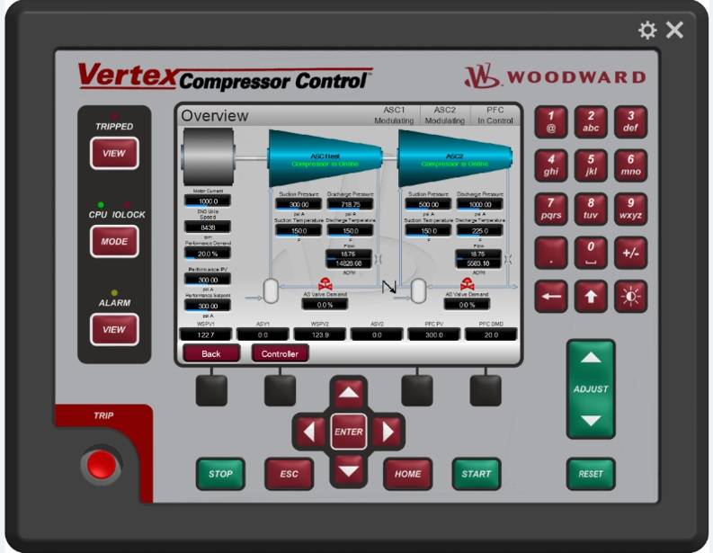 Woodward Vertex Compressor Control